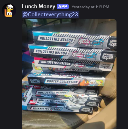 Member win 4: Pokemon cards and sealed products found through Lunch Money alerts