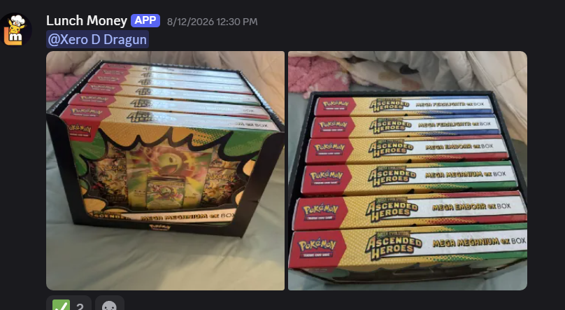 Member win 7: Pokemon cards and sealed products found through Lunch Money alerts